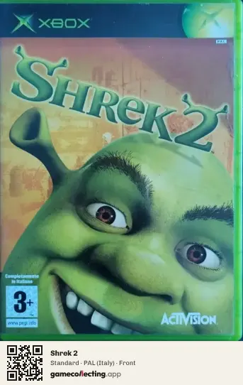 Shrek 2 Xbox, Italy box front