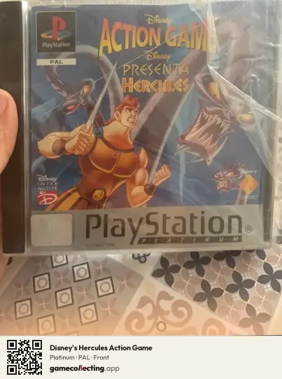 Disney's Hercules Action Game PlayStation, PAL box front