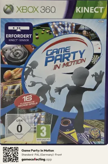 Game Party: In Motion Xbox 360, Germany box front