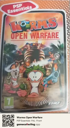 Worms: Open Warfare PlayStation Portable, PAL box front