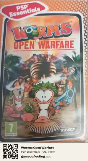 Worms: Open Warfare PlayStation Portable, PAL box front