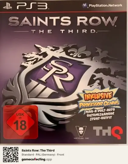 Saints Row: The Third PlayStation 3, Germany box front