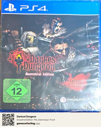 Darkest Dungeon PlayStation 4, Germany box front