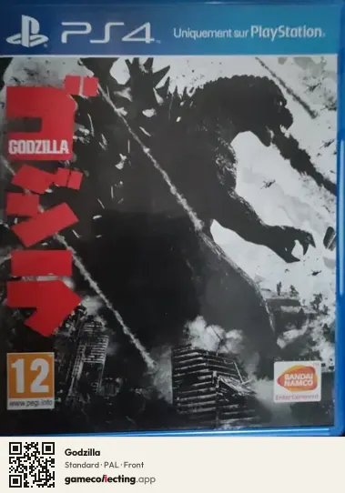 Godzilla PlayStation 4, PAL box front