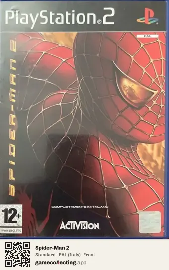 Spider-Man 2 PlayStation 2, Italy box front