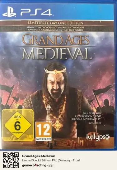 Grand Ages: Medieval PlayStation 4, Germany box front