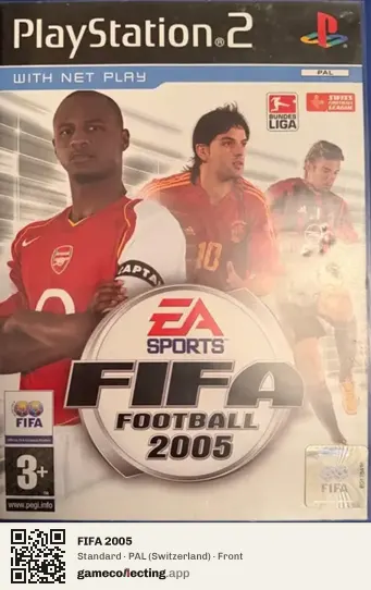 FIFA 2005 PlayStation 2, Switzerland box front