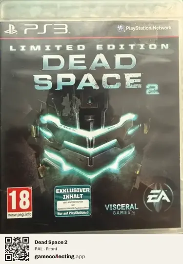 Dead Space 2 PlayStation 3, PAL box front