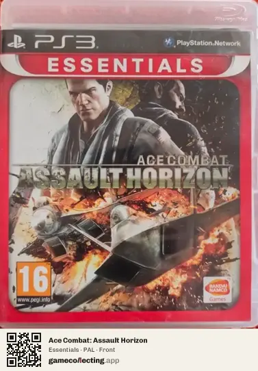 Ace Combat: Assault Horizon PlayStation 3, PAL box front