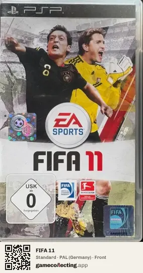 FIFA 11 PlayStation Portable, Germany box front