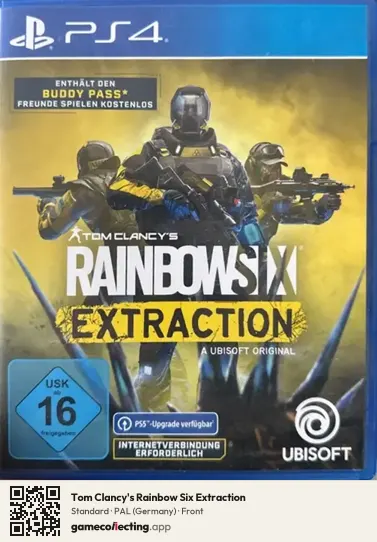 Tom Clancy's Rainbow Six Extraction PlayStation 4, Germany box front