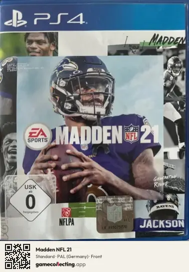 Madden NFL 21 PlayStation 4, Germany box front