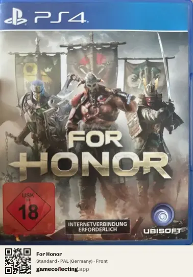 For Honor PlayStation 4, Germany box front
