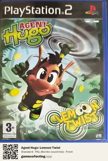 Agent Hugo: Lemoon Twist PlayStation 2, Nordic countries box front