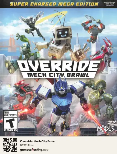 Override: Mech City Brawl Xbox One, NTSC box front