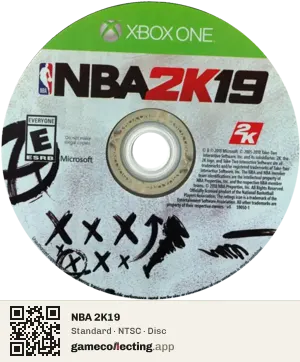 NBA 2K19 Xbox One, NTSC disc
