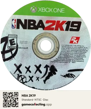 NBA 2K19 Xbox One, NTSC disc