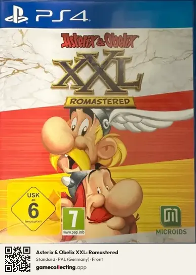 Asterix & Obelix XXL: Romastered PlayStation 4, Germany box front