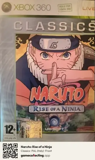 Naruto: Rise of a Ninja Xbox 360, Italy box front