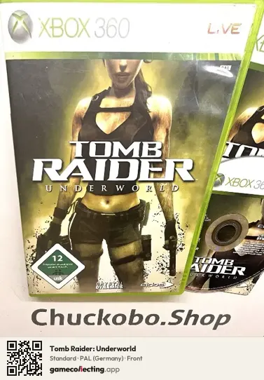 Tomb Raider: Underworld Xbox 360, Germany box front