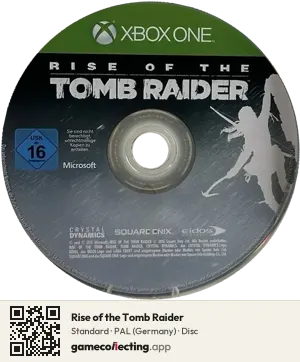 Rise of the Tomb Raider Xbox One, PAL disc