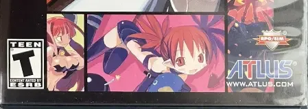 Disgaea: Hour of Darkness, the ESRB box on its front