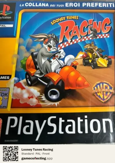 Looney Tunes Racing PlayStation, PAL box front