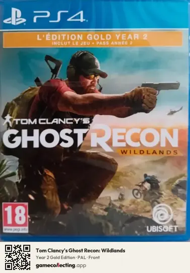 Tom Clancy's Ghost Recon: Wildlands PlayStation 4, PAL box front
