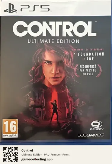 Control PlayStation 5, France box front