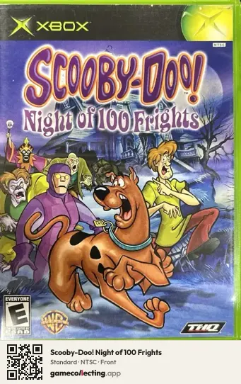 Scooby-Doo! Night of 100 Frights Xbox, NTSC box front
