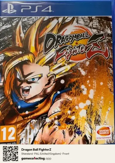 Dragon Ball FighterZ PlayStation 4, United Kingdom box front