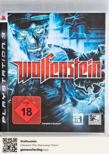 Wolfenstein PlayStation 3, Germany box front