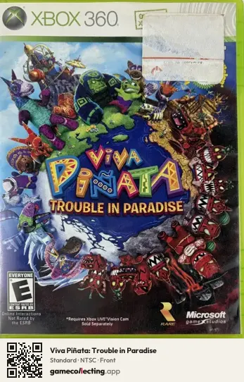 Viva Piñata: Trouble in Paradise Xbox 360, NTSC box front