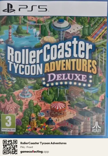 RollerCoaster Tycoon Adventures PlayStation 5, PAL box front