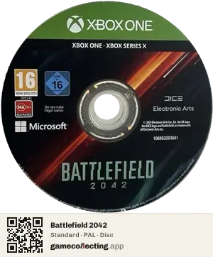 Battlefield 2042 Xbox One, PAL disc