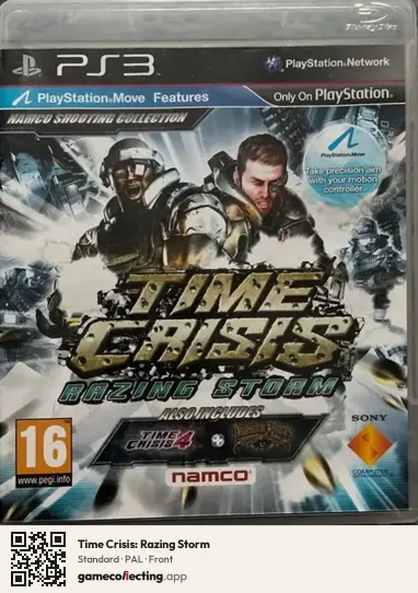Time Crisis: Razing Storm PlayStation 3, PAL box front