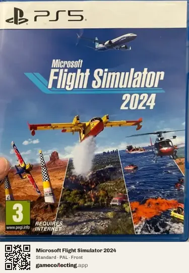 Microsoft Flight Simulator 2024 PlayStation 5, PAL box front