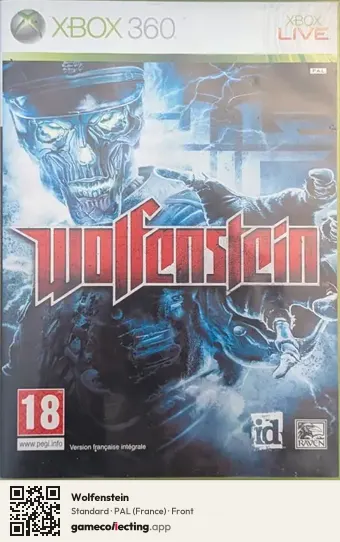 Wolfenstein Xbox 360, France box front