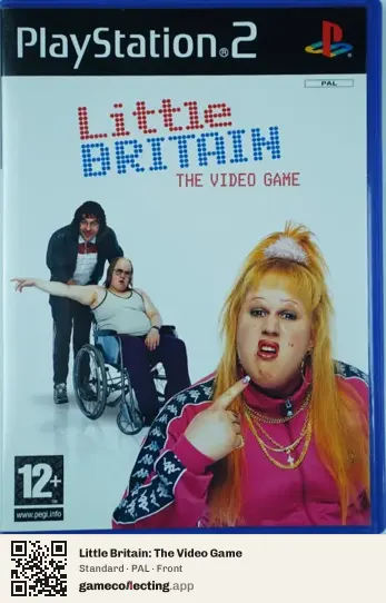 Little Britain: The Video Game PlayStation 2, PAL box front