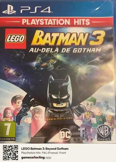 LEGO Batman 3: Beyond Gotham PlayStation 4, France box front