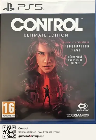 Control PlayStation 5, France box front