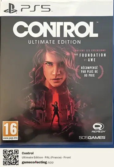 Control PlayStation 5, France box front
