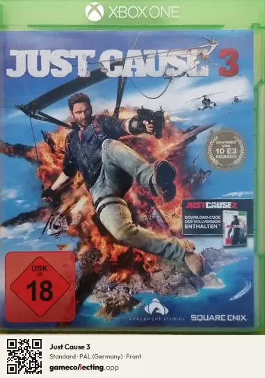 Just Cause 3 Xbox One, Germany box front