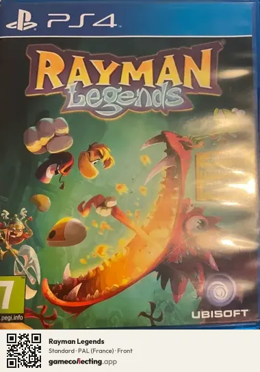Rayman Legends PlayStation 4, France box front