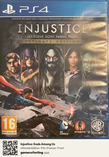 Injustice: Gods Among Us PlayStation 4, France box front