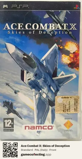 Ace Combat X: Skies of Deception PlayStation Portable, Italy box front