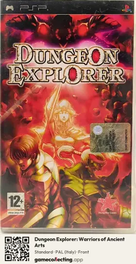 Dungeon Explorer: Warriors of Ancient Arts PlayStation Portable, Italy box front