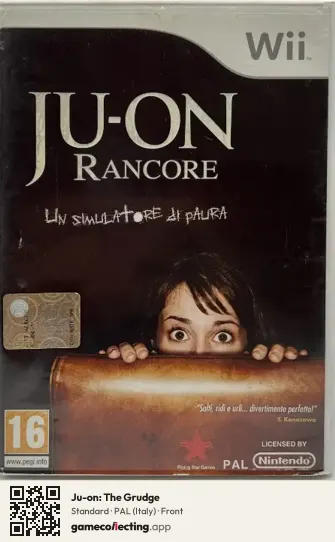 Ju-on: The Grudge Nintendo Wii, Italy box front