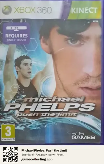 Michael Phelps: Push the Limit Xbox 360, Germany box front