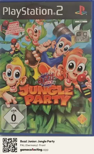 Buzz! Junior: Jungle Party PlayStation 2, Germany box front